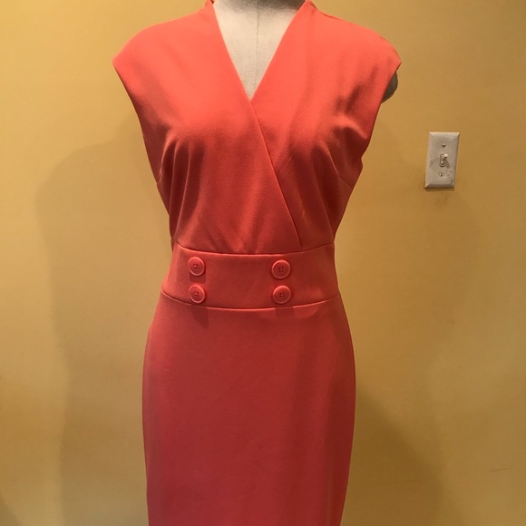 New York & Company Dresses & Skirts - Women’s dress New York & Co dress coral small GUC sleeveless